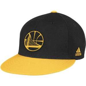 adidas Golden State Warriors Black Gold Vibe Snapback Adjustable Hat 
