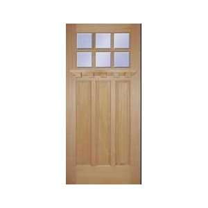  Exterior Door: Craftsman Three Panel Six Lite: Home 