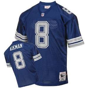  Troy Aikman #8 Blue Dallas Cowboys Mitchell & Ness NFL 