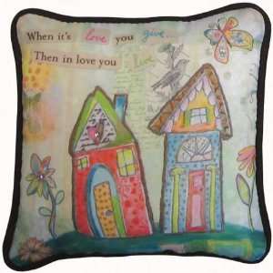  In Love You Live Small Paperweight Collectible Pillow 