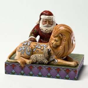  Jim Shore Heartwood Creek Santa with Lion *NEW 2011*: Home 