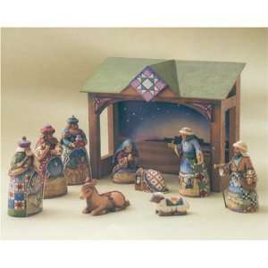  Jim Shore 10 Piece Nativity Set