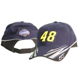  Jimmy Johnson Navy / Black Adjustable Baseball Hat: Sports 