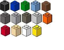 LEGO 1x1 Brick x10 LOT CHOOSE UR COLOR #3005  
