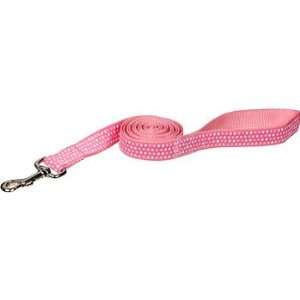   Pink & White Dotted Dog Leash