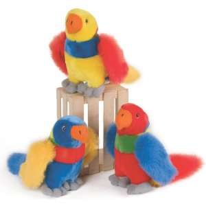    9 3 Assorted Plush Lorikeets Case Pack 24 