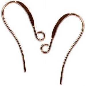  Copper Plated Long Elegant Earring Hooks (50): Arts 