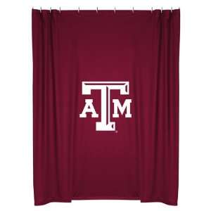   Texas A&M Aggies Locker Room Shower Curtain: Sports & Outdoors