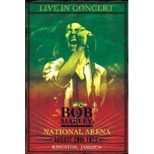  Bob Marley Live 1975 Reggae Music Concert Poster 24 x 36 