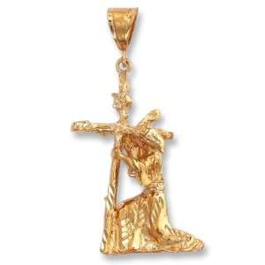 LIOR   Pendant Cross   Gold Plated Jewelry
