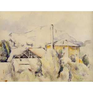  Oil Painting The Lime Kiln Paul Cezanne Hand Painted Art 