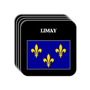  Ile de France   LIMAY Set of 4 Mini Mousepad Coasters 