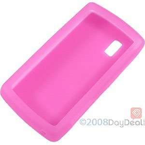   Pink Silicone Skin Cover for LG Vu CU920 Cell Phones & Accessories