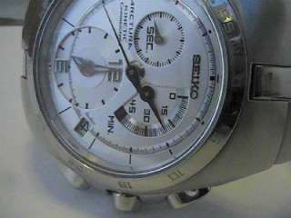 SEIKO ARCTURA KINETIC CHRONOGRAPH ALL STELL DATE MENS WATCH  
