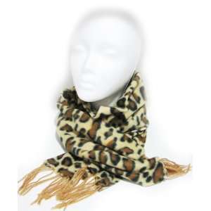  Animal Print Leopard Wool Scarf   Super Soft: Everything 