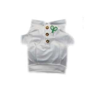   Button Closure Deuce Polo Knit Shirt for Dogs (XXSmall)