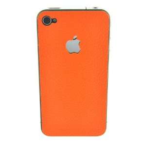 Leather Skin Guard Back and Screen Protector for iPhone 4 and 4S AT&T 