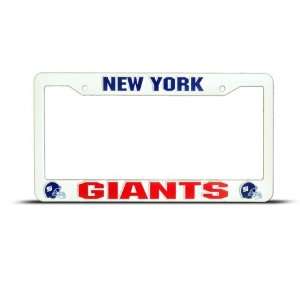  New York Giants Plastic License Plate Frame Nfl: Home 