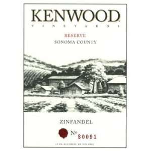  2005 Kenwood Reserve Zinfandel 750ml Grocery & Gourmet 