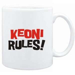  Mug White  Keoni rules  Male Names