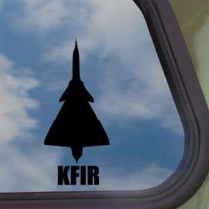 KFIR Black Decal Military Soldier Car Truck Window Sticker:  