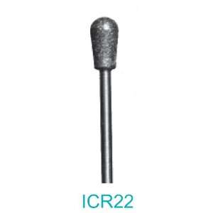  ICR22   80 Grit Diamond Bur   3/32 Shank (Made In USA 
