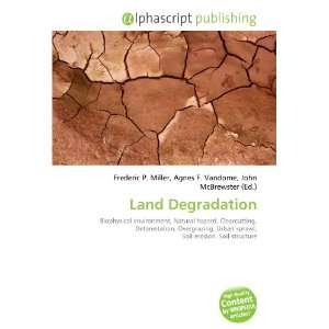  Land Degradation (9786132793454) Books