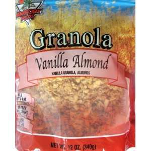 Vanilla Almond Granola.Resealable 12 Grocery & Gourmet Food