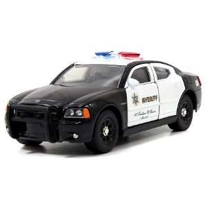 Jada 1/64 LA County Sheriff Dodge Charger Police Car: Toys 