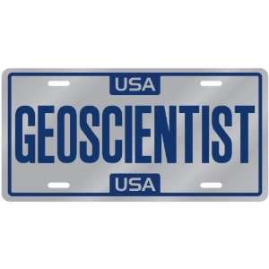  New  Usa Geoscientist  License Plate Occupations