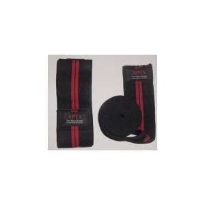  APT Blood Stripe Knee Wraps 2m with OUT velcro: Sports 