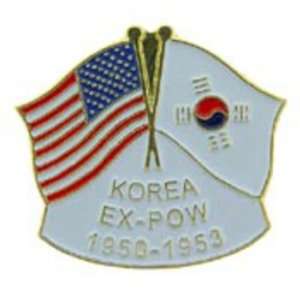  American & Korean Flags Ex POW Pin 1 Arts, Crafts 