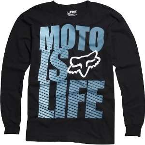  Fox Racing Boys Moto Is Life L/S Tee Black M Automotive