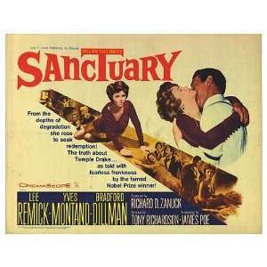  Sanctuary Original Movie Poster, 28 x 22 (1961)