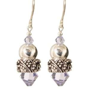    Swarovski Crystal and Sterling Earrings Ardent Designs Jewelry