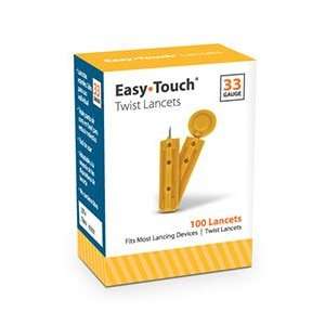  Easy Touch Twist Lancets   33g: Health & Personal Care