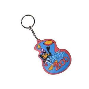  Daffy Duck Party 2000 Etched Rubber Keychain Baby