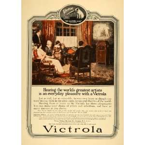  1917 Ad Victor Talking Machine Co. Victrola Phonograph 