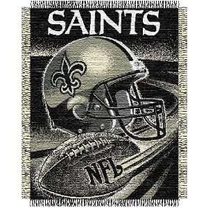   Triple Woven Jacquard Throws, New Orleans Saints: Sports & Outdoors
