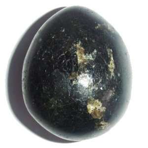 Tourmaline Egg 01 Black Protective Crystal Golden Mica Stone Healing 