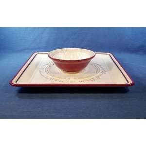  Season of Wonder Appetizer Tray with Dip Bowl 10.5 Inch 