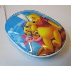 USB Mouse of Winnie the Pooh Figure for Computer Notebook 