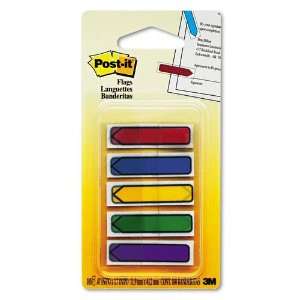  Post it  Arrow Flags, Blue/Green/Orange/Red/Yellow, 20 