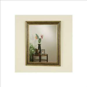  Coaster Wood with Gold Trim Square Wall Mirror Furniture & Decor