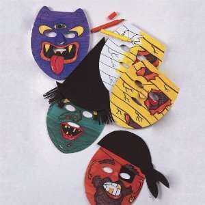  Halloween Masks Craft Kit (Makes 24) Toys & Games