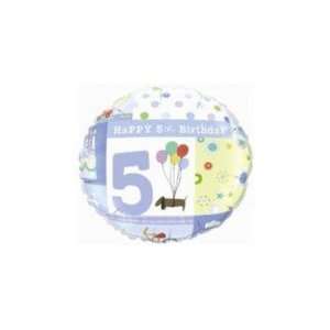  18 5TH Happy Birthday Boy   Mylar Balloon Foil: Health 
