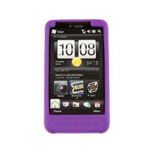   Cover Case Dark Purple For T Mobile HTC HD2: Cell Phones & Accessories