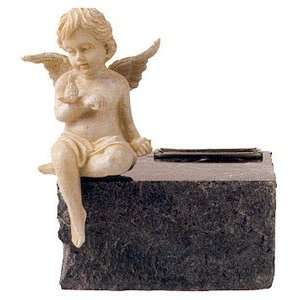  Touched by an Angel Black Marble Urn Patio, Lawn & Garden