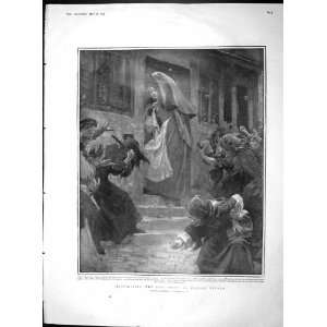  1903 ILLUSTRATION STORY LONG NIGHT HOLY BOOK REFUGE: Home 