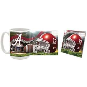  Alabama Crimson Tide Stadium Mug and Coaster Set Sports 